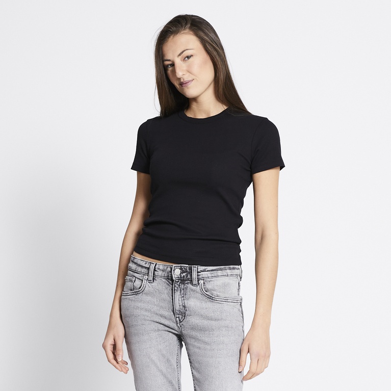 Ribbestrikket topp "Alvia Rib Top" Ribbestrikket topp "Alvia Rib Top"